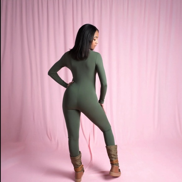 Stript Cedes Bodysuit - Matcha - L - NWT - Picture 3 of 5